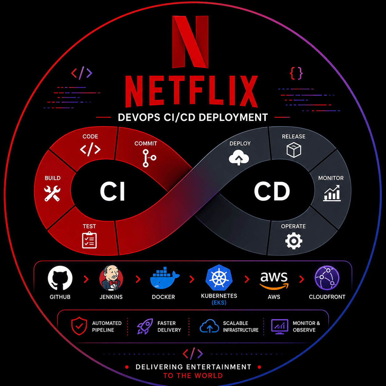 Netflix DevOps CI/CD Deployment